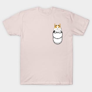 Funny Turkish Van Pocket Cat T-Shirt